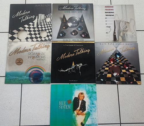 Modern talking vinyl sammlung - modern,