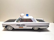 Ichiko Japan Blechspielzeug Polizei  Auto Ford  Blechauto Police Car Vintage