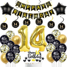 deko 14. geburtstag Jungen