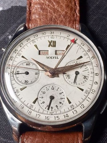 Vintage solvil rare valjoux - rare,
