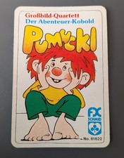 Ellis Kaut Pumuckl Großbild Quartett Kartenspiel 1980 FX Schmid 61622 bespielt 