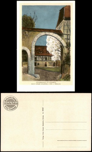 Ansichtskarte kohren sahlis - ansichtskarte, kohren-sahlis