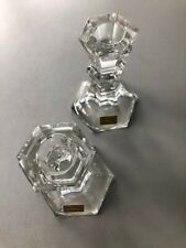 Kerzenständer Bleikristall 24%PbO,  Set aus 2 Stück