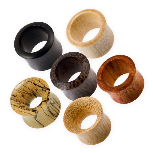 Holz flesh tunnel plug - plug, ohr