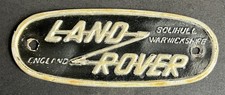 LAND ROVER SERIE ZWEI SOLIHULL WARWICKSHIRE ALUMINIUM GRILL ABZEICHEN EMBLEM ABZEICHEN