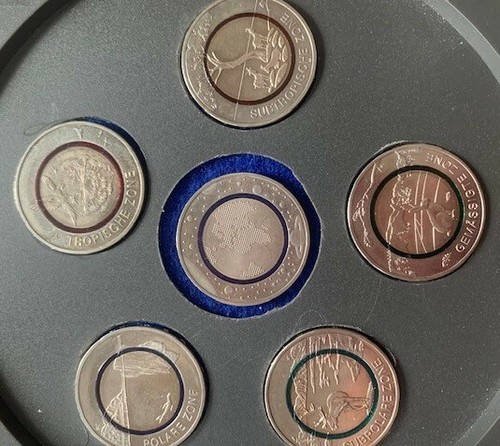 Euro münzen blauer - blauer, planet