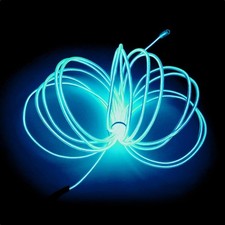 Eisblau EL Draht, 5m Neon