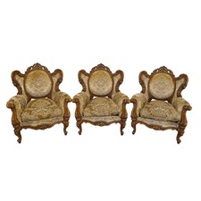 3 antike Sessel im  Art