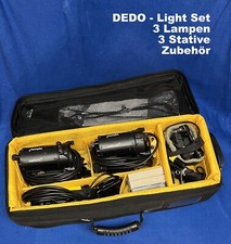 Dedolight 2x DLHM4 300 und 1x DLH1 X 150 Set im Koffer mit Stativen und Zubehör