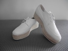 Högl *  hochwertiger Echtleder Halbschuh Slipper Gr. 38,5 UK 5,5 NP 119,95€ weiß