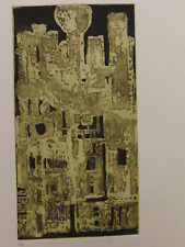 Aquatinta Radierung Stadtansicht unsign. wohl L.E. Kirchner Expressionismus B3