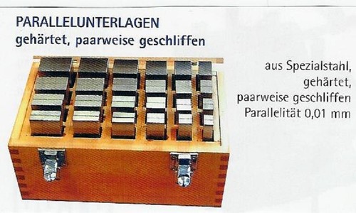 Parallelunterlagen satz - parallelunterlagen, i