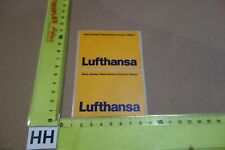Alter Aufkleber Luftfahrt Fluggesellschaft LUFTHANSA Gepäckaufkleber (HB)