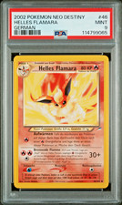 2002 Pokemon PSA 9 Helles Flamara Neo Destiny 46/105 Deutsch MINT Light Flareon