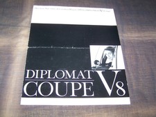 TOPRARITÄT Herrlicher Prospekt Opel Diplomat V8 Coupe von 1965 !!!