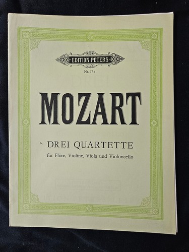 Mozart drei quartette flöte - quartette, /