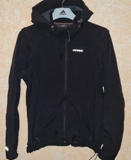 Icepeak Gr.44 Fleece Regenjack Outdoor Abnehmbare Ärmel Schwarz Reflektor Weste 