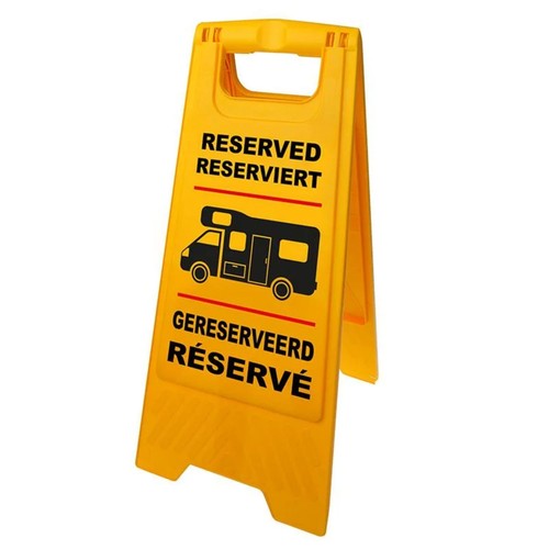 Reserviert schild klappbar - -,