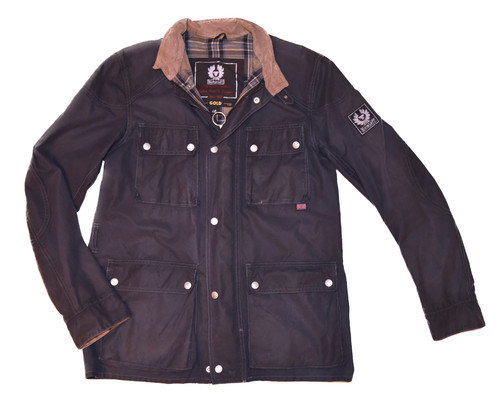 Belstaff gold wachsjacke - belstaff,