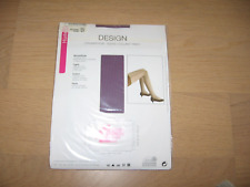 Hudson Strumpfhose Design Collant Ripp Optik blickdich lila mauve Gr. 40-42 Neu