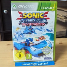 Sonic All Star Racing Transformed Xbox 360 Spiel in OVP mit Anleitung
