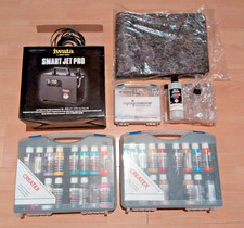 ? Iwata Smart Jet Pro Kompressor + Badger 155 + Createx Farben Set Airbrush