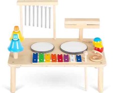 Kinder Trommel Schlagzeug Set Spielzeug Percussion Rhythmus Baby Musikspielzeug