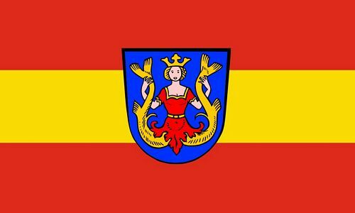 Fahne flagge markt isen - fahne,