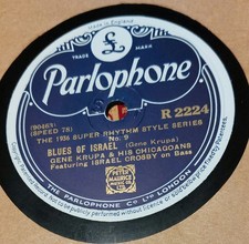 GENE KRUPA CHICAGOANS PARLOPHONE SCHELLACKPLATTE