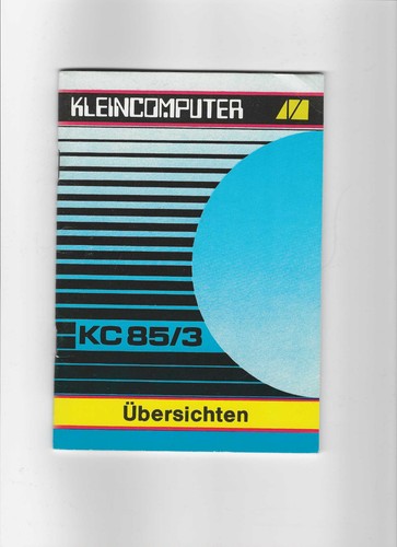Ddr robotron kc85 - kc85/3,