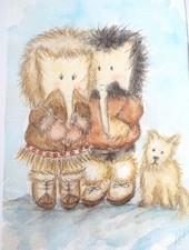 Elefanten Eskimos Illustration