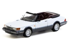 SAAB 900 Turbo Cabrio  - white - Tarmac 1:64
