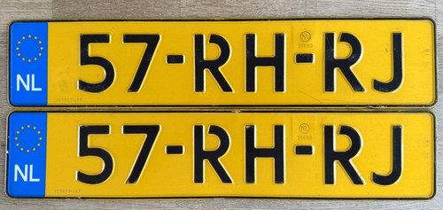Nummernschild kennzeichen - nummernschild, nl