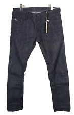 Diesel Iakop Regular Slim-Tapered 0880G Herrenjeans W33/L34 Knopf Dunkel Neu