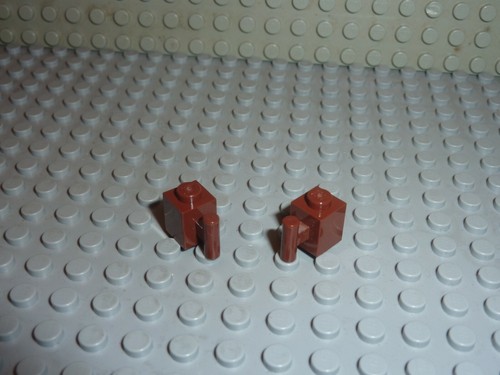 Lego rotbrauner stein 1x1 - 2,