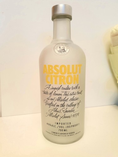 Absolut citron flavoured vodka - citron,