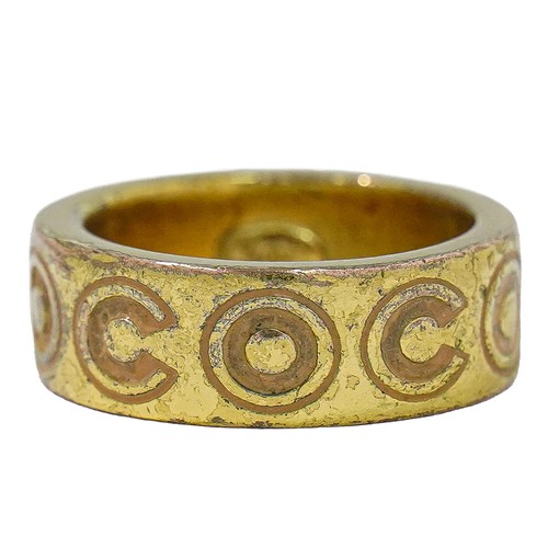Chanel coco logo gold - logo,