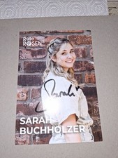 Autogrammkarte Sarah