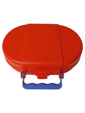 TUPPERWARE Spielzeug Aufbewahrungsbox Rot Praktisch Geometrisch Kinder