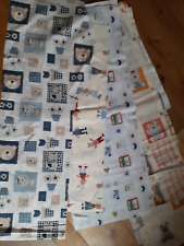 Stoffreste Patchworkstoff Baumwolle PATCH  TEDDIES , HASEN u.a.