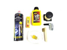 Inspektions SET für KTM Foxi Automatik Zündkerze Luftfilter Getriebeöl Dichtung