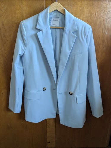 Bershka blazer hellblau damen - hellblau,