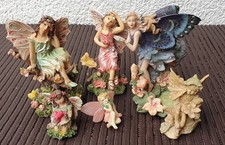 Elfen Figuren Konvolut - 6 Stück - Fantasy Deko Geschenk, gebr.