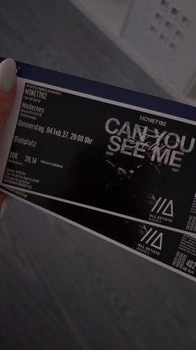 Can you see konzertticket - can, me