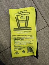 Kleinkind Warnweste Leuchtweste EN 13356, Grösse 80cm, 3 Bis 9 Jahre, Warnweste