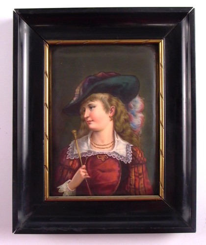 Feines porzellanbild jhd - porzellanbild,