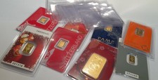 10 FOLIEN FÜR GOLD SILBER GOLDBARREN IN BLISTER zb PAMP HERAEUS VALKAMBI DEGUSSA