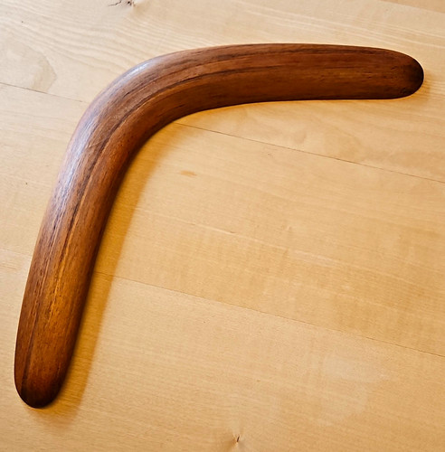 Holz bumerang aus - aus, holz,