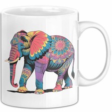 Elefant Tier Blumen Tasse