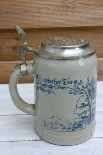 Alter bierkrug mit - bierkrug,